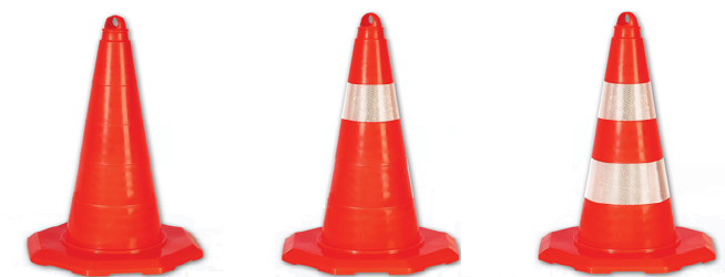 ESNEK TRAFİK KONİSİ 50 CM